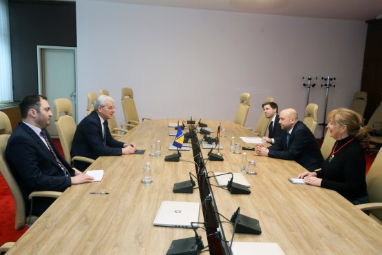 Chair of the Bosniak People's Caucus in the House of Peoples of the Parliamentary Assembly of BiH, Šefik Džaferović, received the special envoy of the Government of the Federal Republic of Germany for the Western Balkans